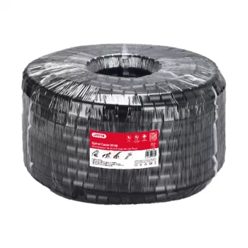 UNITEK organizzatore cavi a spirale, 5m, 22mm di diametro, nero