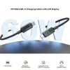 UNITEK Cavo USB-C a USB-C 60W PD 480Mbps con indicatore LED 3m intrecciato nero