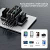UNITEK Stazione di ricarica 10 porte USB-C e USB-A 240W