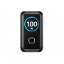 UNITEK Caricabatterie GaN con display 100W 3xUSB-C 1xUSB-A PD3.0 QC4.0 nero