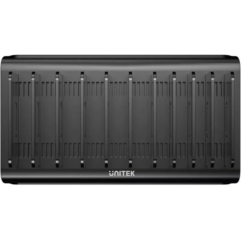 UNITEK Stazione di ricarica intelligente 10 porte USB-A/USB-C 120W PD 3.0 nero