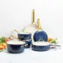 GreenPan Padova Reserve set 6 pezzi pentole e padelle blu
