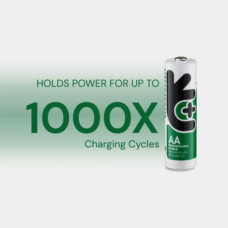 UNIROSS BATTERIES batterie ricaricabili Ni-MH AA / HR06 2100mAh, 2 pz.