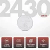 Uniross Lithium CR2430 pila a bottone 290mAh, confezione da 5