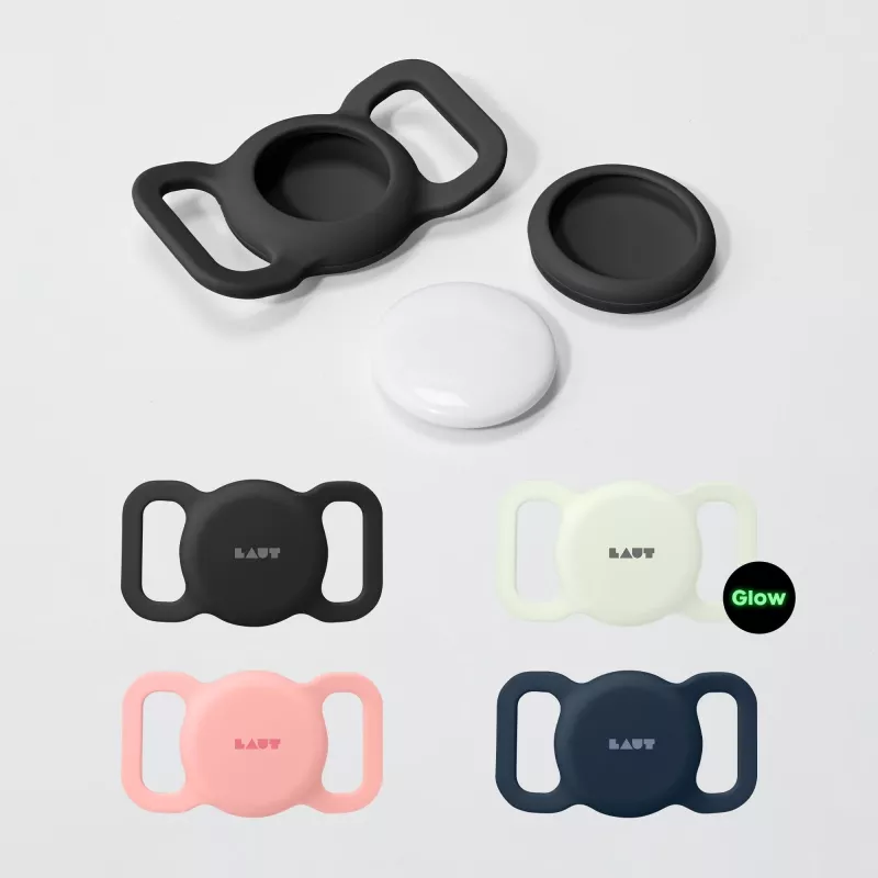 PICOM Laut Pet Tag - custodia protettiva per AirTag (nero)