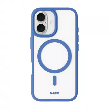 LAUT Huex Protect Case per iPhone 16 Plus, blu