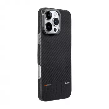 Laut Kev Protect Case per iPhone 16 Pro Max, compatibile MagSafe, nero