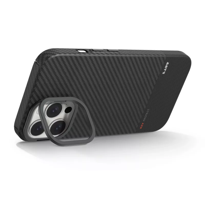 Laut Kev Protect Case per iPhone 16 Pro Max, compatibile MagSafe, nero