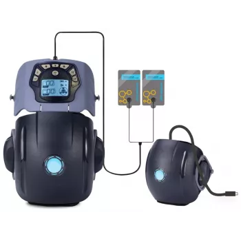 Eleeels R1 Percussion Massager per ginocchia, gomiti, spalle - 4 accessori, 3 velocità, USB-C