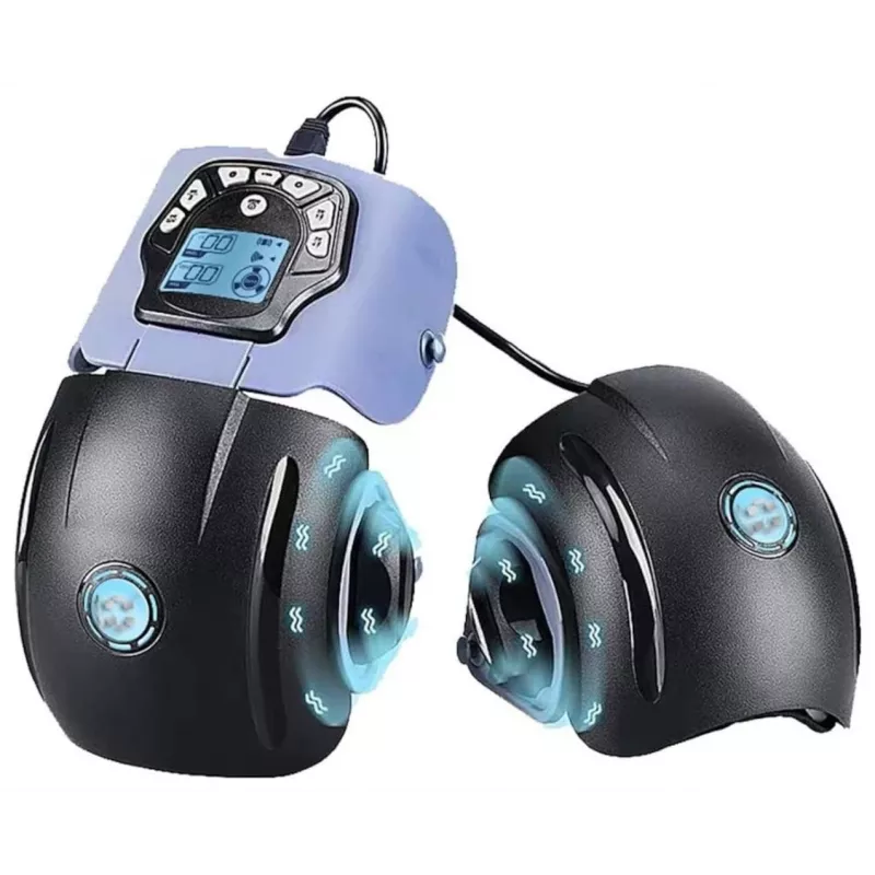 Eleeels R1 Percussion Massager per ginocchia, gomiti, spalle - 4 accessori, 3 velocità, USB-C