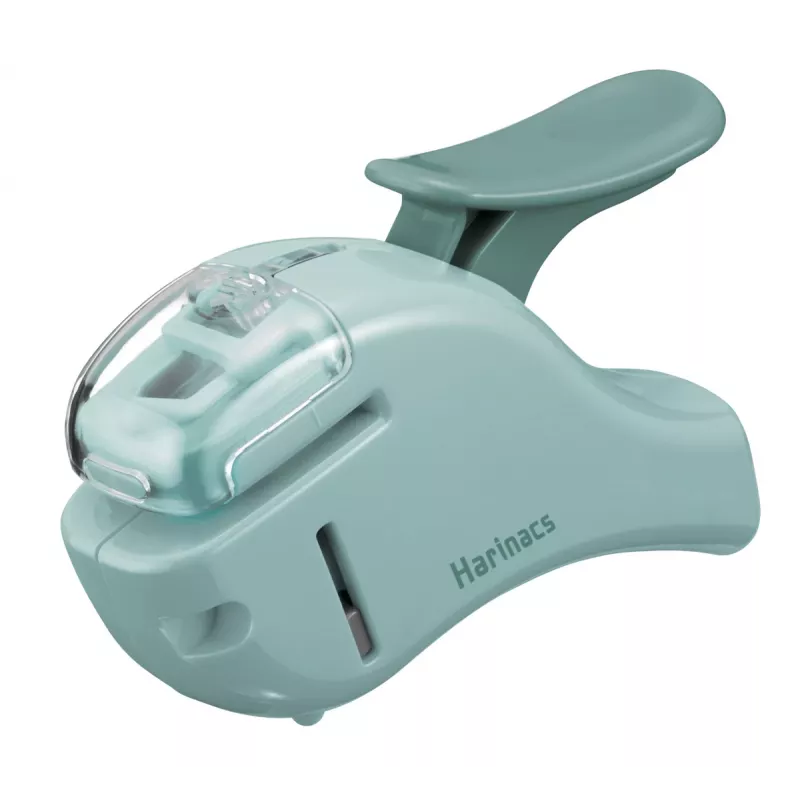 KOKUYO Harinacs SMALL+ cucitrice senza punti azzurro-verde (SLN-MSH305GB)