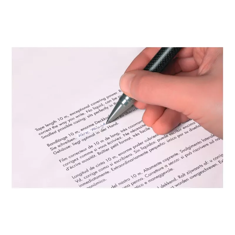 Tombow correttore a nastro 10 m x 4,2 mm nastro bianco corpo blu trasparente