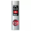 Pentel Ain Stein mine meccaniche - B - grigio - 0,3 mm - 60 mm - 15 pezzi
