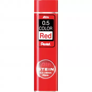Pentel AIN STEIN mine rosse per portamina 0,5 mm colore brillante