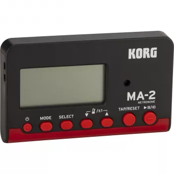 Korg MA2-BKRD metronomo digitale tascabile LCD nero/rosso