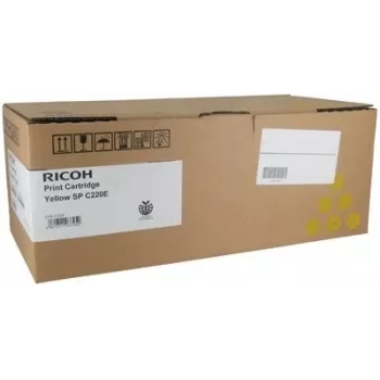 Ricoh SP C220E cartuccia toner originale giallo (407643)