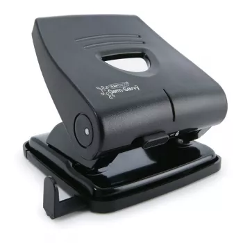 Rapesco 827-P PF827PB2 perforatore 2 fori, 30 fogli, nero