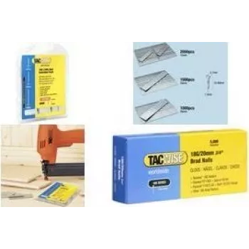 TACWISE chiodi a testa piccola 18 gauge 30 mm zincati, 5000 pezzi, compatibili con chiodatrici pneumatiche - 1 confezione (0397)