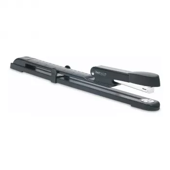 Rapesco Marlin cucitrice a braccio lungo in metallo - 25 fogli - nera - pinzatura piatta - metallo - 47 mm - 386 mm