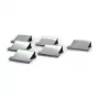 Rapesco RC4050SS perforatore 4 fori, acciaio inox, 40 fogli, 50 pezzi, 125 mm, 80 mm