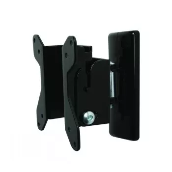 B-TECH BT7518/B Supporto a parete per schermo piatto con inclinazione e rotazione, VESA 100x100, 20 kg