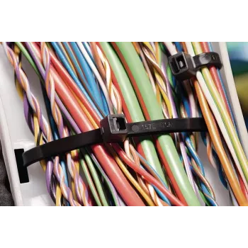 HellermannTyton T50L Fascette serracavi - poliammide - bianco - 11 cm - V2 - serie EC 60092 - IEC 62275:2006 - 39 cm