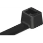HellermannTyton UB200C-B-PA66-BK fascette 200x4,6 mm nero (confezione da 100)