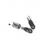 Ergonomic Solutions SpacePole Kensington T-Bar Lock per MultiClip - argento/nero