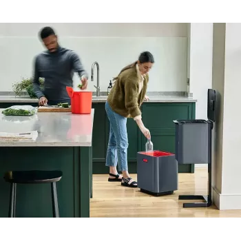 Joseph Joseph pattumiera Totem 60 L grigio