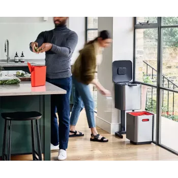 Joseph Joseph pattumiera Totem 40 L acciaio inox