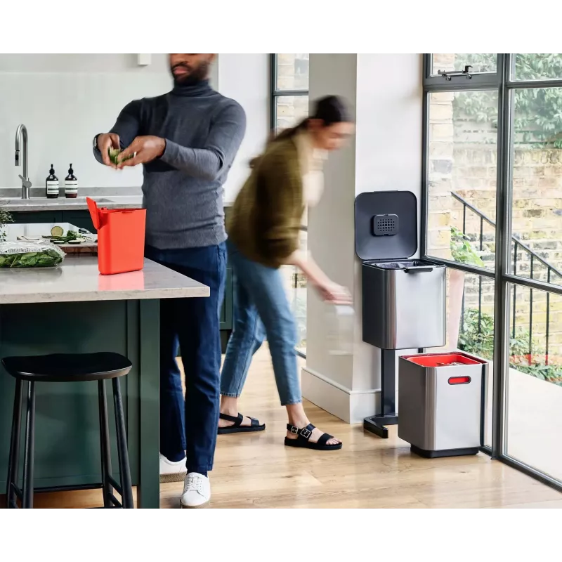 Joseph Joseph Totem pattumiera 40 L acciaio inox