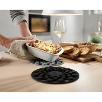Joseph Joseph Spot-On set con 2 sottobicchieri in silicone grigi