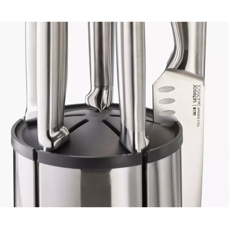 Set 5 coltelli in acciaio inox Joseph Joseph Elevate con carosello