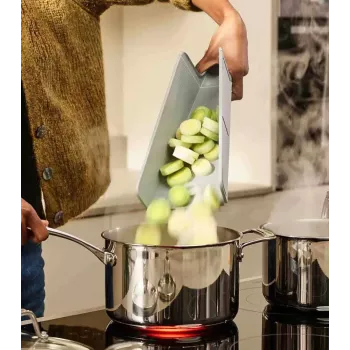 Joseph Joseph Chop2Pot Plus tagliere pieghevole blu