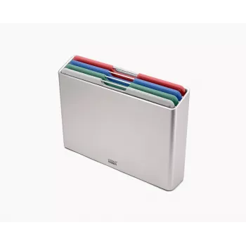 Set di taglieri Joseph Joseph Folio Steel L, 4 taglieri, argento