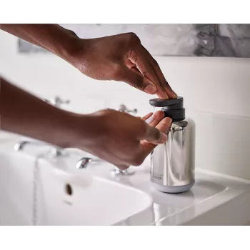 Dispenser sapone Joseph Joseph EasyStore Luxe in acciaio inox 350 ml