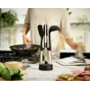 Joseph Joseph Elevate Fusio set 3 posate in acciaio inox con supporto compatto