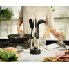 Joseph Joseph Elevate Fusio set 3 posate in acciaio inox con supporto compatto
