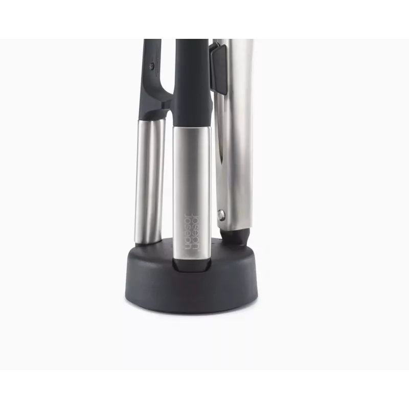 Joseph Joseph Elevate Fusio set 3 posate in acciaio inox con supporto compatto