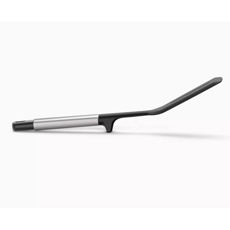 Joseph Joseph Elevate spatola forata in acciaio inox e silicone - nero/grigio