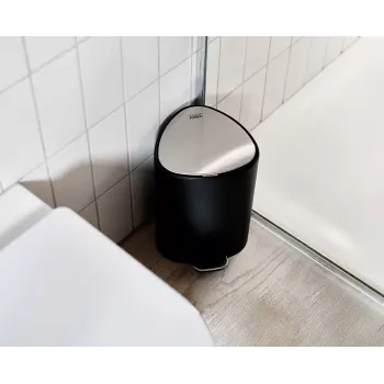 Joseph Joseph EasyStore cestino con pedale 5L nero opaco