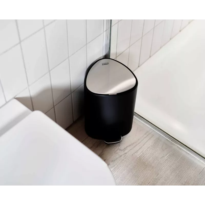 Joseph Joseph EasyStore cestino con pedale 5L nero opaco