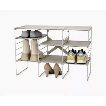 Joseph Joseph Level Plus scarpiera grande regolabile ecru