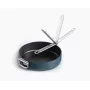 Joseph Joseph Space padella antiaderente ceramica con manico pieghevole 28 cm blu