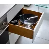 Joseph Joseph Space wok antiaderente ceramica con manico pieghevole 32 cm blu