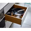 Joseph Joseph Space wok antiaderente ceramica con manico pieghevole 32 cm blu