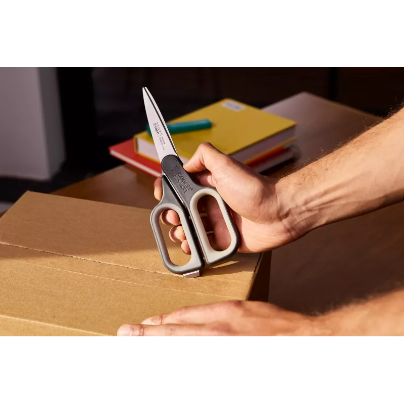 Joseph Joseph PlusCut forbici grigie con taglierino integrato