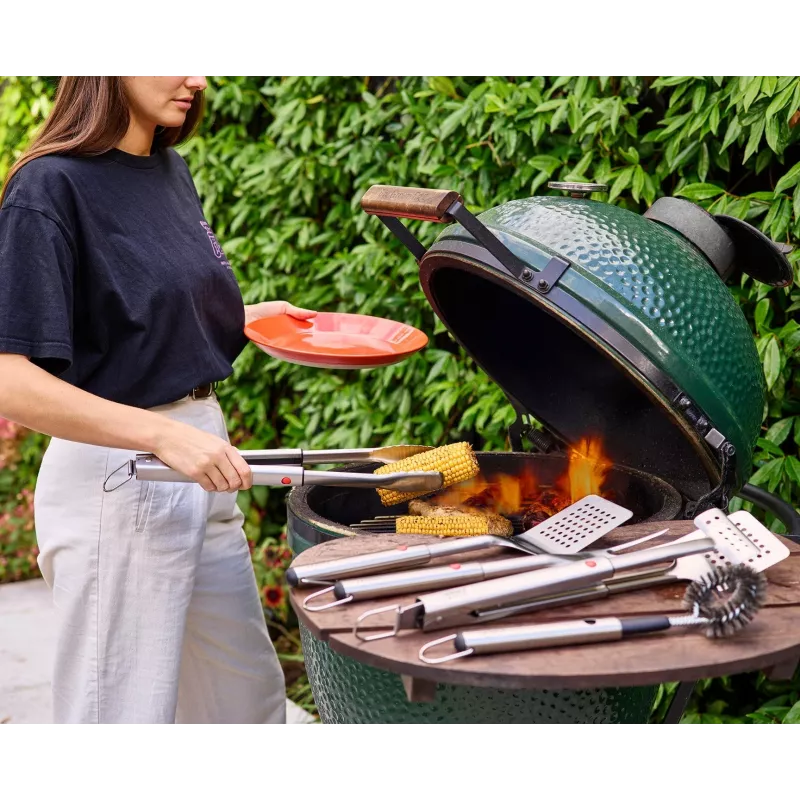 Joseph Joseph GrillOut set 2 spatola e pinza BBQ, grigio/acciaio inox
