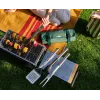 Joseph Joseph GrillOut Black pennello da barbecue in silicone con manico allungabile