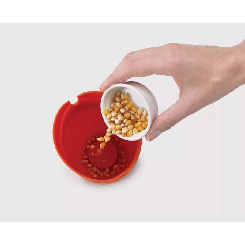 Joseph Joseph M-Cuisine set popcorn per microonde 2 pezzi arancione